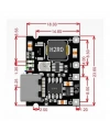 TP4056 Type-C Li-ion 18650 Pil Şarj Devresi DC-DC Voltaj Yükselticili