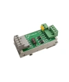 TRK-04 5A 4 Kanal DC Röle Modülü - Ray Montajlı