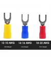 TRM TCU - 4006 4.0-6.0mm² Kesit d2: 4.3mm İzoleli Çatal Tip Kablo Ucu (75 Adet)