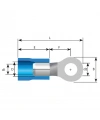 TRM TYU - 406 4.0-6.0mm² d2:4.3mm Kesit İzoleli Yuvarlak Kablo Ucu (75 Adet)