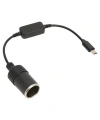 Type-C 5V - 12V Dişi Araç Çakmak Soketi Dönüştürücü - 30cm Kablolu
