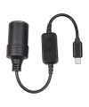 Type-C 5V - 12V Dişi Araç Çakmak Soketi Dönüştürücü - 30cm Kablolu