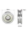 U604ZZ Kanallı Makara Tipi Rulman 4mm U Oluklu