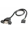 USB 2.0 Dişi Dupont 5 Pin Dişi Veri Anakart Adaptör Kablosu