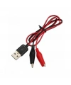 USB 2.0 - Krokodil Dönüştürücü Kablo 65cm