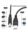 USB 2.0B Yazıcı Printer Bağlantı Kablosu 5m