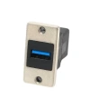 USB 3,0 A Dişi - USB 3,0 B Dişi Panel Tipi Konnektör - SUSB3,0-AB-C