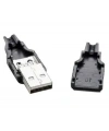 USB A Tipi Kılıflı Soket - Erkek