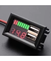 USB Çıkışlı Dijital Voltmetre Ekranlı 5V 2A IOS-Android Çıkışlı