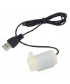 USB Girişli Mini Dalgıç Su Pompası 5V Akvaryum Pompası Yatay
