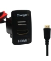 USB + HDMI Şarj Soket Paneli