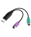 USB - PS/2 Dönüştürücü Adaptör Kablosu