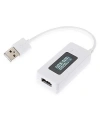 USB Voltaj ve Akım Göstergesi Kablolu