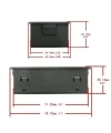 VAC9010H 10-90V 100A Voltmetre Ampermetre - Batarya Kapasite Yöneticisi