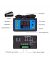 W3231 ZFX-W1608 DC12V Uzaktan Kumandalı Dijital Termostat