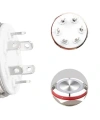 WD16C1-Pin-P1-E 16mm Düz Yaylı Işıklı Metal Buton - Sarı