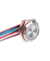 WD16C1-Wired-P1-E 16mm Düz Yaylı RGB Işıklı Metal Buton - Kablolu