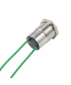 WD16D1-P2Z 16mm Düz Anahtarlı Kablolu Metal Buton