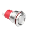 WD19D-P1 19mm Düz Yaylı Metal Buton