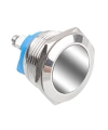 WD19H-P0 19mm Düz Yaylı Metal Buton