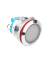 WD19L-P0 19mm 12-24V Metal Sinyal Lambası - Beyaz