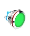 WD22L-P0 22mm 12-24V Metal Sinyal Lambası - Yeşil