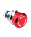 WD22M-Q1 22mm Metal Acil Stop Butonu 2NO+2NC