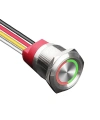 WD22T-P1-E 22mm Dokunmatik Touch Metal Buton - Çift Renk