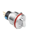 WD22X-P1 22mm Anahtarlı Mandal Buton 1NO+1NC