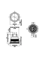WD25B-G1 25mm Çıkık Yaylı Metal Buton