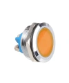 WD25L-P0 25mm 12-24V Metal Sinyal Lambası - Sarı