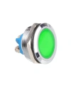 WD25L-P0 25mm 12-24V Metal Sinyal Lambası - Yeşil