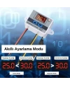 XH-W3001 220V AC Dijital Termostat 1500W