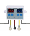 XK-W1088 İkili Dijital Sıcaklık Kontrollü Termostat - 12V/DC 120W