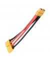 XT60 Lipo Pil Paralel Şarj Kablosu 2/1 Erkek Dişi