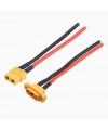 XT60E Dişi-Erkek Lipo Pil Şarj Kablosu Seti 10cm