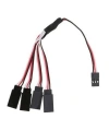 Y Tipi Servo Kablosu 30cm - 1JR Erkek 4 Futaba Dişi