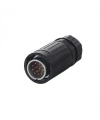 YA-20-C12PE-01-001 12-Pin Su Geçirmez Konnektör - Erkek