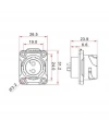 YM-20-C03SX-02-401 3-Pin Su Geçirmez Konnektör - Erkek