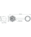 YM-20-J/RJ45/213/SX-42-101 Su Geçirmez Ethernet Konnektörü - Dişi