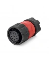 YM-20-J09PE-02-001 9-Pin Su Geçirmez Konnektör - Dişi