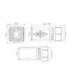 YT-RJ45-CPE-03-001 Su Geçirmez Ethernet Konnektörü - Erkek