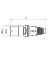 YT-RJ45-CPE-10-002 RJ45 Erkek Soket