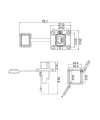 YT-RJ45-JSX-02-001 Su Geçirmez Ethernet Konnektörü - Dişi