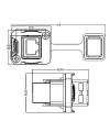 YT-RJ45-JSX-05-003 Su Geçirmez Ethernet Konnektörü - Dişi