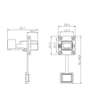 YT-RJ45-JSX-08-001 Su Geçirmez Ethernet Konnektörü - Dişi