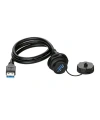 YU-USB3-FS-MP-1M-001A Su Geçirmez Dişi-Erkek USB Konnektör - 1M Kablo