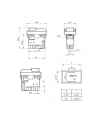 ZCD-01 4-Pin Panel Tipi Elektromanyetik Switch - Kutulu