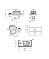 ZCD-02BL 4-Pin Elektromanyetik Switch