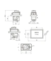 ZCD-03B 6-Pin Elektromanyetik Switch
